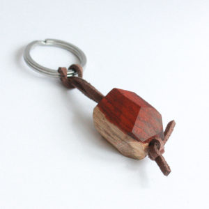 porte clefs padouk