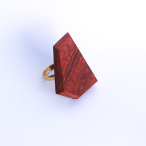 Bague en padouk
