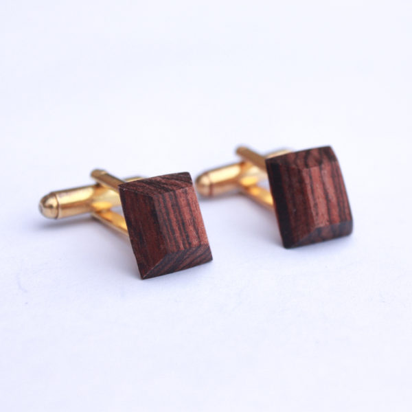 Boutons manchette bois de violette