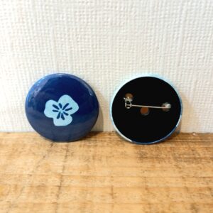 Badge cyanotype Fleur