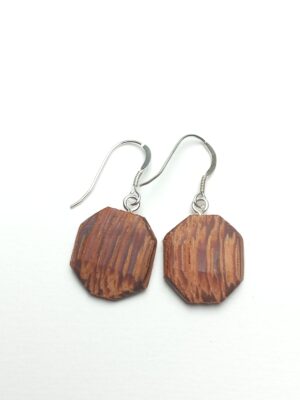 Boucles d'oreilles palmier rose