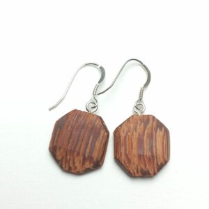 Boucles d'oreilles palmier rose