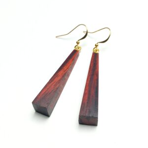 boucles d'oreilles bubinga