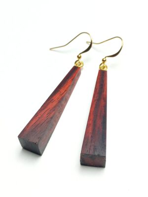 boucles d'oreilles bubinga