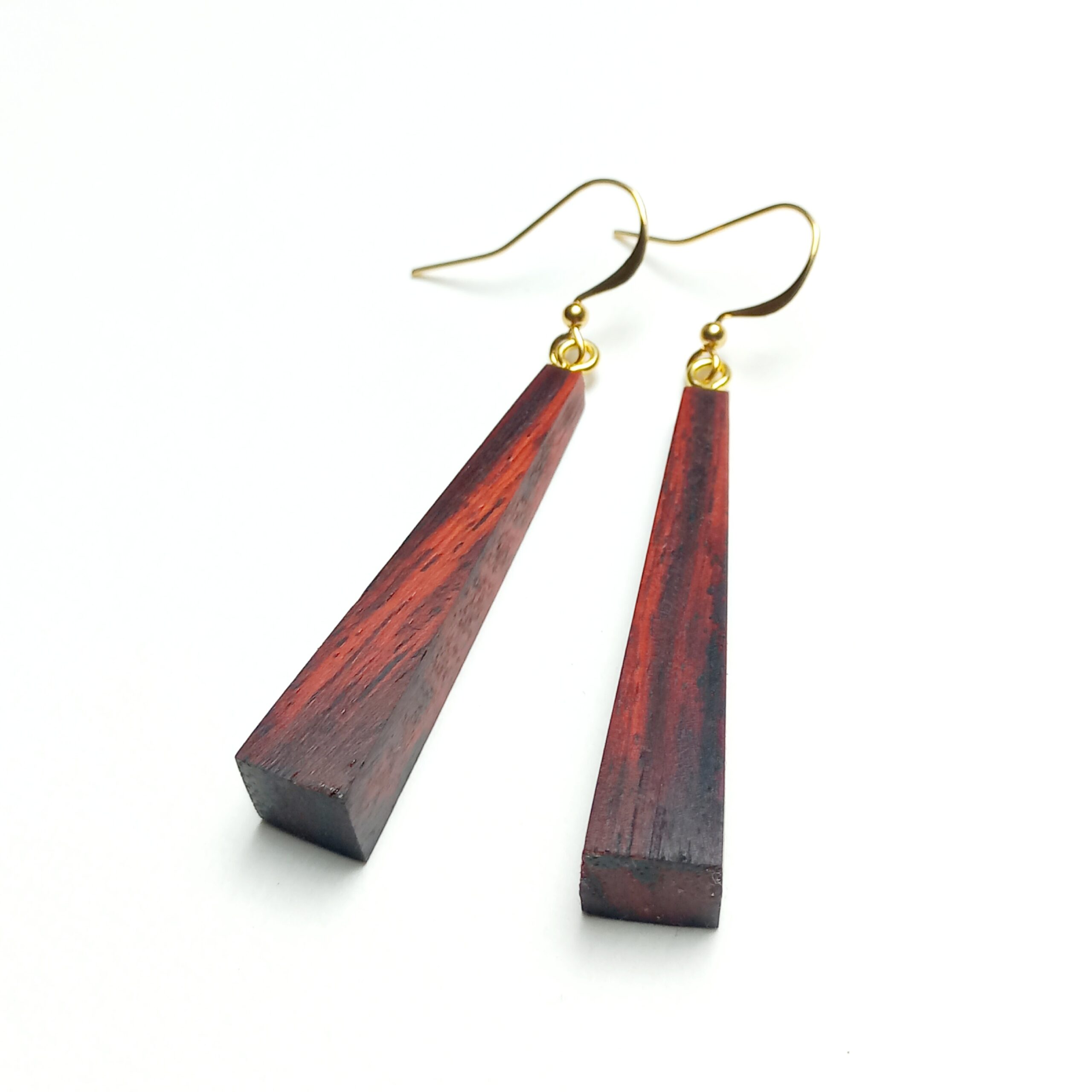 boucles d'oreilles bubinga