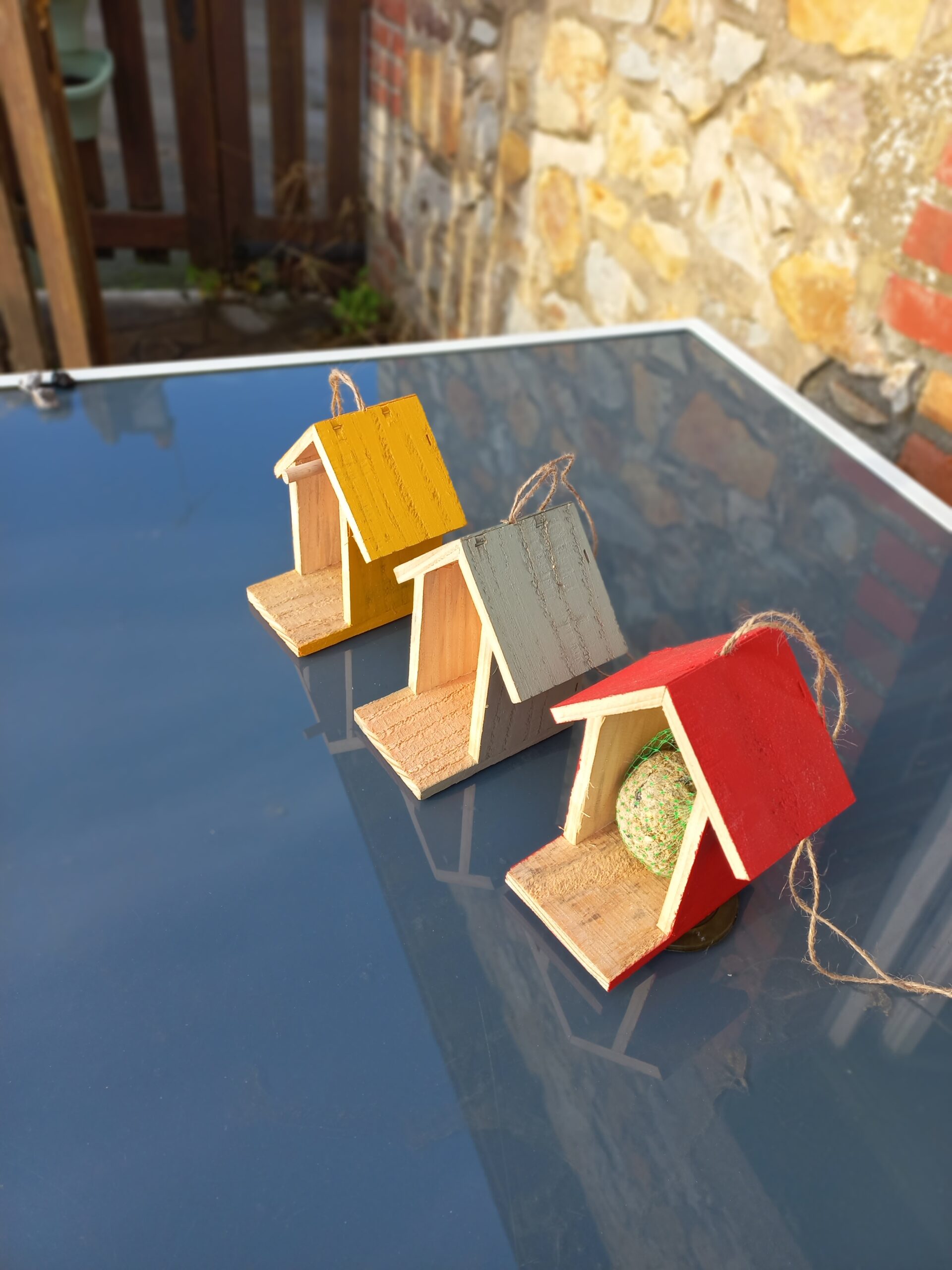 Mangeoire a oiseaux en bois made in frnace