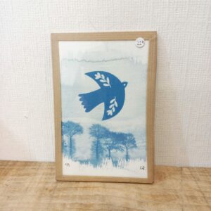 cyanotype envol oiseau