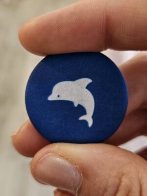 badge cyanotype dauphin
