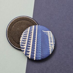Magnet Les tours Horizons Rennes cyanotype