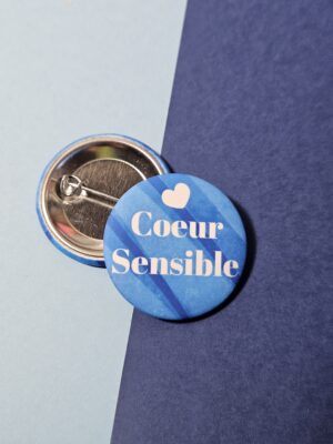 Badge coeur sensibible