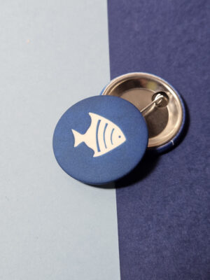 badge cyanotype poisson