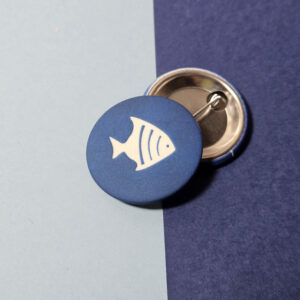 badge cyanotype poisson